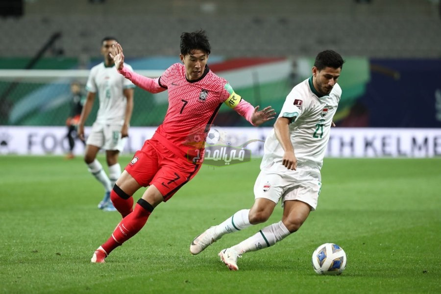 موعد مباراة العراق ضد كوريا الجنوبية Iraq vs South Korea في تصفيات كأس العالم 2022 والقنوات الناقلة