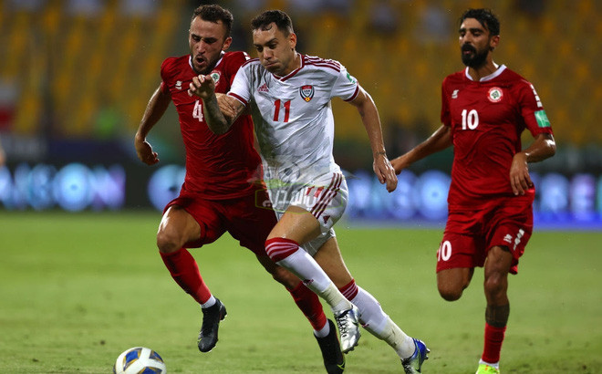 القنوات الناقلة لمباراة لبنان ضد الإمارات Lebanon vs UAE في تصفيات كأس العالم 2022