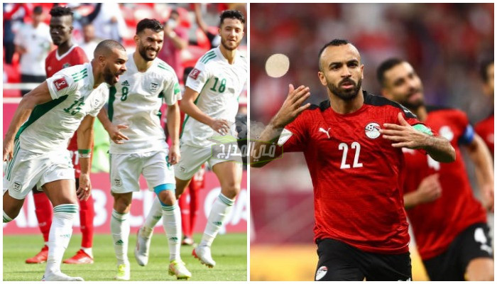 معلق مباراة مصر والجزائر اليوم في كأس العرب 2021