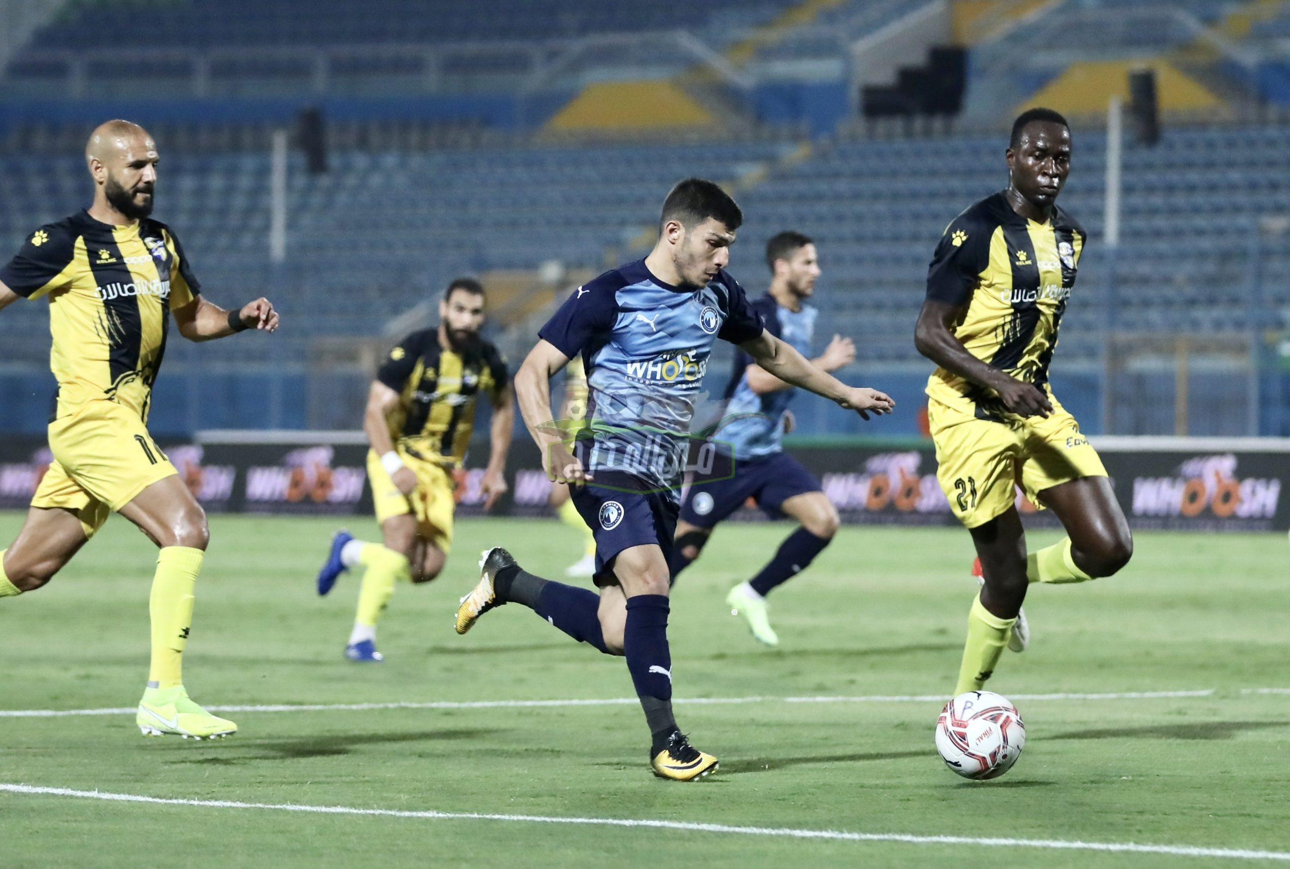 ملخص ونتيجة مباراة بيراميدز ضد المقاولون العرب في الدوري المصري