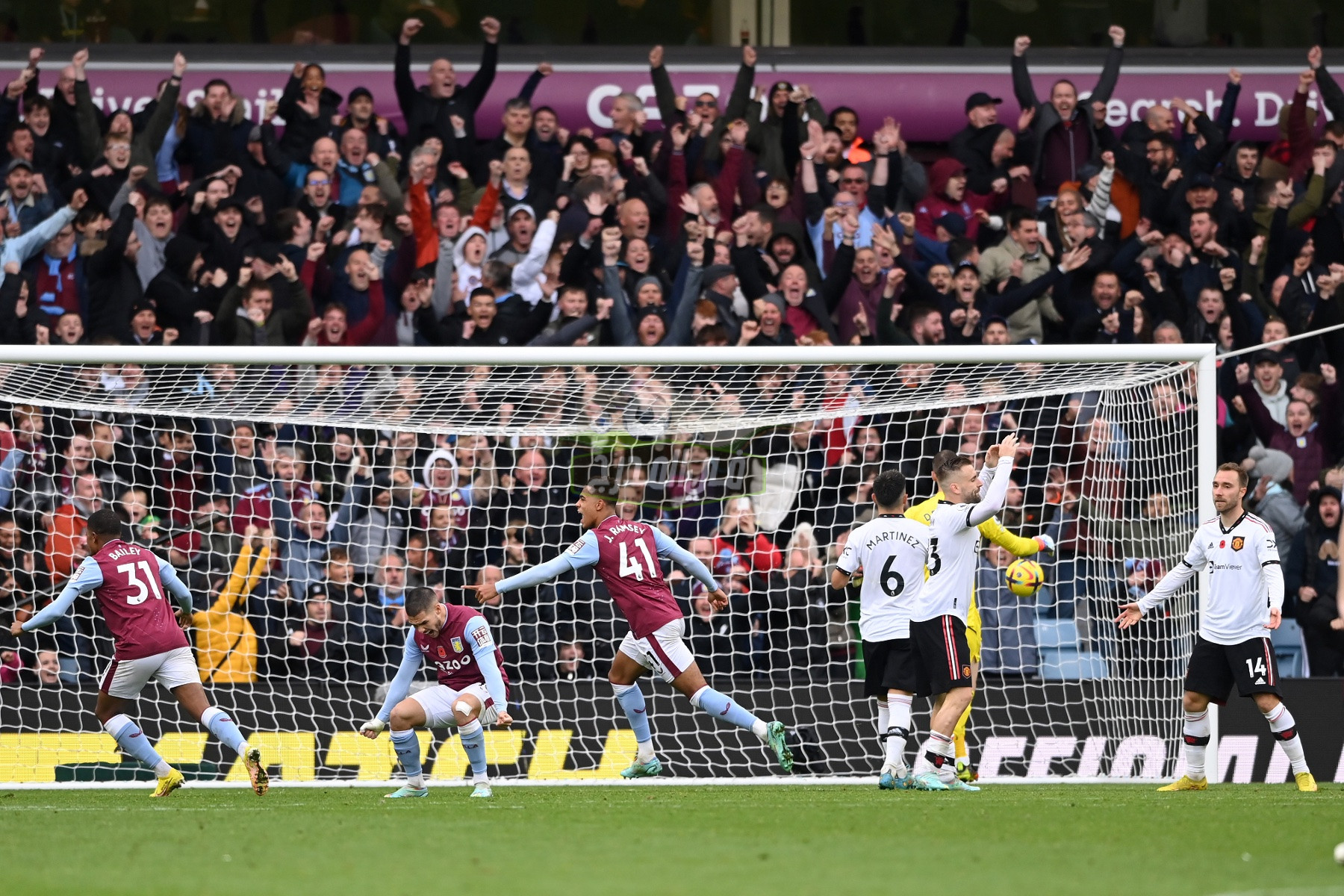 نتيجة مباراة مانشستر يونايتد وأستون فيلا Man United vs Aston Villa اليوم في الدوري الانجليزي